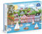 Galison Harbor By The Sea – 1000 Piece Joy Laforme Jigsaw Puzzle Featuring Beautiful Artwork Of New England Summer Paradise, Muted Blues, Greens, and Earthy Tones