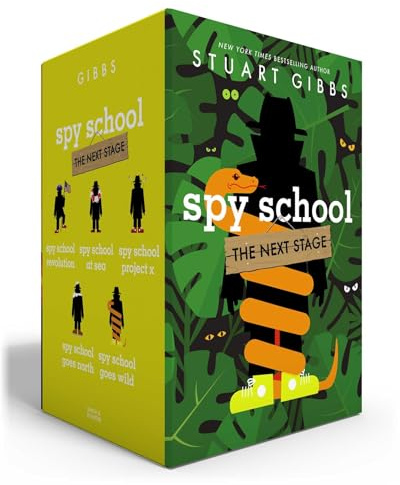 Spy School the Next Stage (Boxed Set): Spy School Revolution; Spy School at Sea; Spy School Project X; Spy School Goes North; Spy School Goes Wild