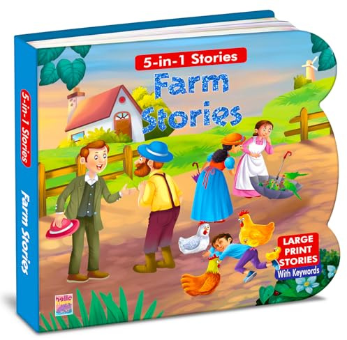 Farm Stories (Illustrated) - Story Book for Children - English Short Stories - Bedtime Stories - Moral Stories - Read Aloud to Infants, Toddlers ... Kids 6+ Years Old (Famous Illustrated Tales)