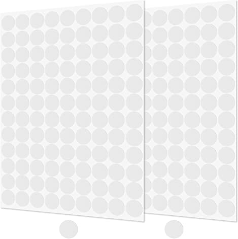 Schraubenabdeckung Selbstklebend moinkerin 216 Stücke Selbstklebende Abdeckkappen Ø14mm für Wandschränke Schreibtische Schrauben Möbel Reparaturen