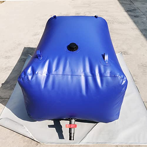 Citerne Poche à Eau Grande Capacité Réservoir De Stockage D’eau Mou Pliable Portatif Vessie D’eau Pour Agricole Résistant À La Sécheresse Construction Extérieure ( Size : 1x1x0.8m/800L/211Gallon )