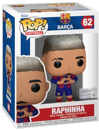 Funko POP! Football: Barcelona FC - Raphinha - Collectable Vinyl Figure - Gift Idea - Official Merchandise - Toys For Kids & Adults - Model Figure for Collectors and Display