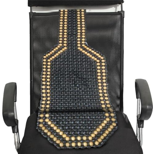 Sitzauflage Aus Holzperlen Sitzbezug Mit Holzperlen Massagekissen Für Auto Perlen Autositzbezug Holzperlen Sitzauflage Auto Vordersitze Perlen-Sitzbezug Für Auto Autositz Langlebige Holzperlenmatte