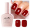 Imtiti Rubinroter Gel-Nagellack, Weinroter UV LED Lack, Lang Anhaltend, Nagelkunst Maniküre Salon DIY zu Hause für Herbst und Winter (10 ML)