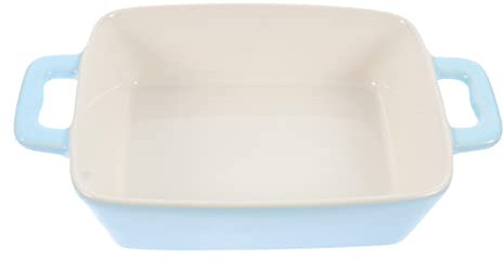 IMIKEYA Sartén Para Risotto Sartenes Cuadradas Para Hornear Plato De Crema Brulée Plato De Pescado Rectangular Utensilios Para Hornear De Porcelana Plato De Cazuela Plato De