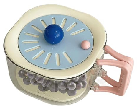 Ciotola Per Lavare Frutta,Scodella Per Pulire Verdure | Soluzione 2 In 1 Con Manico Pie