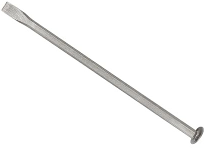 Scalpelli in acciaio ad alto tenore di carbonio per intaglio della pietra, design a doppia punta, per scultura e lavorazione della pietra, con manico ergonomico, scalpelli da roccia resistenti