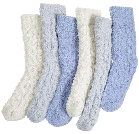 APLZGMG Lot de 3 paires de chaussettes douillettes épaisses pour femme, chaussettes douillettes, confortables et chaudes, chaussettes d'hiver pour femme, chaussettes d'intérieur pour l'hiver