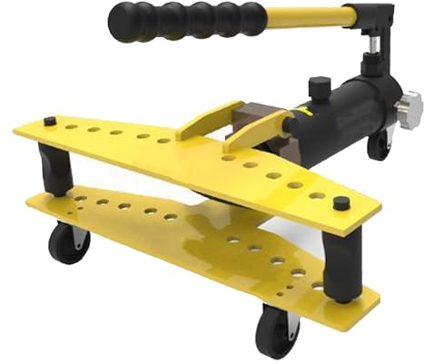 Manuell hydraulisk rörböjare 13-34mm, 6 ton med 6 stansar, tungt rörböjningsverktyg för stål, järn, aluminium