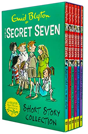 Enid Blyton The Secret Seven Short Story Collection 6 Books Box Set (Adventure on the Way Home, An Afternoon with the Secret Seven, Where are the Secret Seven?, The Secret of Old Mill and MORE!)