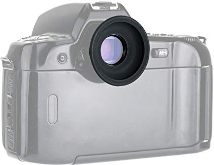 PROfezzion Soft Silikon Okular Augenmuschel mit Optischem Glas für Nikon D850 D810A D810 D800E D800 D500 Df D5 D4S D4 D3X D3S D3 Ersetzt Nikon DK-17 DK-19 Rundokular