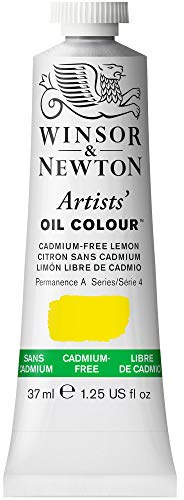 Winsor & Newton Artists - Pintura al Óleo, 37 ML, Amarillo (Limon Libre de Cadmio)