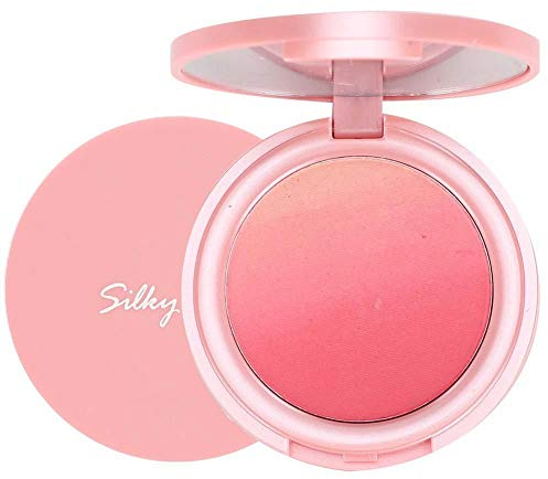 Trucco per il Viso Polvere di Fard Gradient Blush e Highlighter in Uno (1# Pesca)