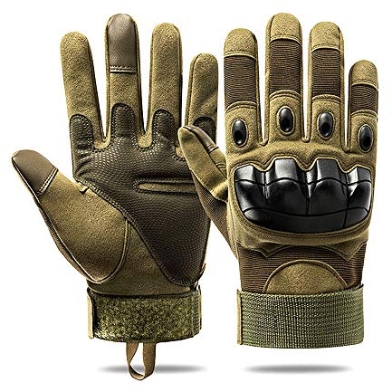 Motorradhandschuhe, Touchscreen, Vollfinger, Handschuh, für Damen, Herren, Taktische Handschuhe für Outdoor-Sport, Militär, Militär, weich, stoßfest, für Jagd, Schießen, Radfahren
