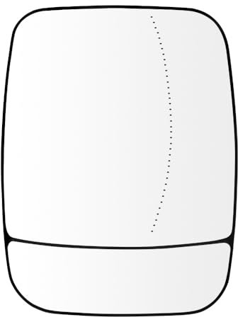 SENZEAL Vetro Specchio Retrovisore Riscaldabile Lato Destro per Renault Trafic Opel Vivaro B 2014-2019 Nissan NV300 Fiat Talento 2016-2019 963666705R 963651588R (Destro)