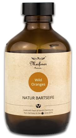 Meissner Tremonia Shampoo per barba naturale e biologico Wild Oranges Vegano 200 ml