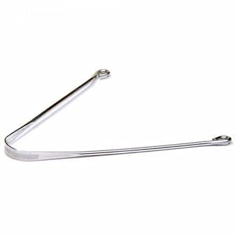 Zungenschaber Edelstahl I Zungenreiniger gegen Mundgeruch I Tongue Scraper, Zungenbürste, Tongue Cleaner
