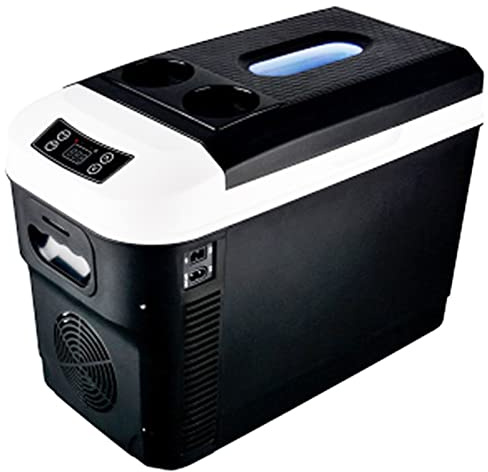XYEJL Frigo Portatile 12L/15L/20L/25L/35LMini Frigorifero Silenzioso Elettrico,12/24/220V Auto Frigorifero da Campeggio con Schermo LCD Controllo per Auto Camion Barca Camper,15L