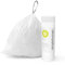 simplehuman CW0409 code G Custom Fit Bin Liner Bulk Roll Pack, White Plastic (8 Roll Pack of 30, Total 240 Liners)