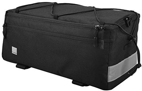 YIWENG Insulated Trunk Bag, Multi Function Cycling Insulated Trunk Cooler Bag Bicycle Bike Rear Seat Bag Luggage Rack Pannier Bag