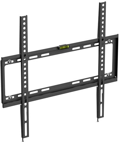 D-Line TV Wall Bracket for 32-70 Inch TVs, Ultra Low Profile TV Bracket with Spirit Level, Slim Flat to Wall TV Mount - VESA 200x200mm - 400x400mm, Holds up to 60kg