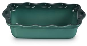 Le Creuset Stoneware Heritage Fluted Loaf Pan, 9, Artichaut