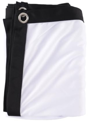 zalati Écran de projection 72 pouces 16:9 HD pliable et portable pour l'extérieur, pour la maison, le bureau, le cinéma en plein air