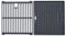 TAINO BASIC 4+1 Gusseisen Rost Grillplatte Grillrost Zubehör Set Gasgrill Grill Wendeplatte