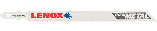 LENOX Tools 1991591 T-Shank Thick Metal Cutting Jig Saw Blade, 5 1/4 x 3/8 14 TPI, 5 Pack