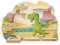 Regal „Little Dino“ geeignet für Toniebox und Tonies inkl. 40 Metallplättchen für Flexible Befestigung der Tonie Figuren (Little Dino)