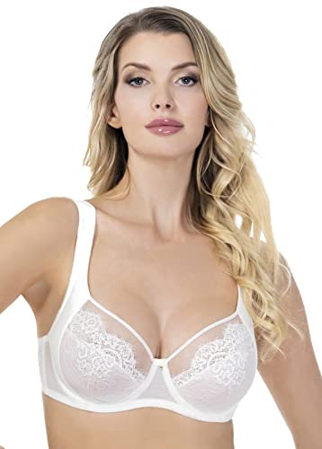 Rosme Lingerie ungepolsterter BH für Damen, Kollektion Jessica, Größe 85H
