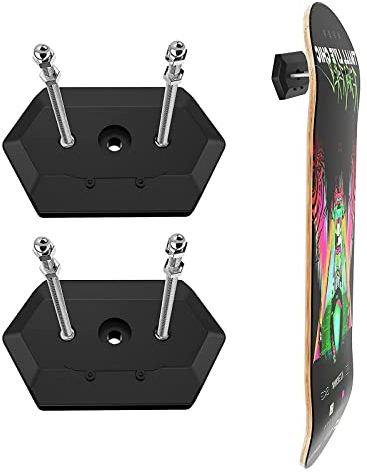 Yqhugbc 2 Stück Skateboard Wandhalterung, Skateboard Wandaufhängung, Wand Skateboard Wandhalterung, Skateboard Halterung Wand, Skateboard Display, für Skateboard Deck Display und Lagerung