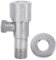Válvula de Cierre en ángulo con Rosca G1/2in, Válvula de Cierre en Frío de Acero Inoxidable Válvula de Cierre de ángulo para Grifo de Baño, Fregadero de Cocina, Tanque de Inodoro