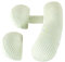 WQU Pregnancy Pillows for Sleeping, Full Body Maternity Pillow with Detachable and Adjustable Pillow Cover, Support for Back, Legs, Belly, Hips for Pregnant Women (Green)