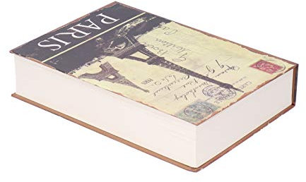 Coffre-fort innovant avec clés en forme de livre simulé