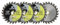 DARTOTEK TCT Carbide Wood Cutting Disc 24T Tipped Teeth Circular Saw Blade For Long-Lasting Cuts in Woods Plastic Soft Materials 85mm 4pcs