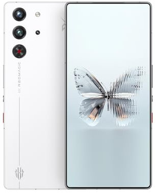 REDMAGIC 10 Pro 144Hz Gaming Handy, 5G Android Smartphone, 12GB RAM+256GB ROM, Snapdragon 8 Elite, 6.85 1.5K AMOLED Full Bildschirm, FHD+ Gaming Telefon, 50MP Kamera, 80W Ladegerät, Dual-SIM Weiß