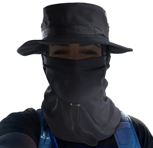 Generisch Cagoule pour hommes et femmes, chaud l'hiver, bonnets amovibles avec, cagoules de chasse | Confortable, Bon camouflage, couleurs camouflage, sports rafraîchissants, Noir