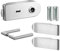 Glastürbeschlag Set Studio abgerundet 2-tlg. DP 415 BB Edelstahl matt