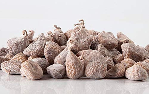 Higos secos origen España, higos deshidratados, sin azúcares añadidos, frutos enteros y crudos con un elevado contenido en fibra y minerales (4 x 500g) 2kg
