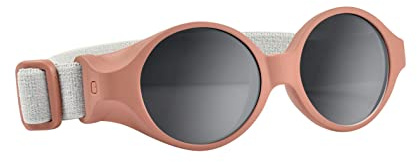 Béaba, Gafas de Sol para Bebé 0-9 Meses, Protección 100% UV - CAT 4, Protección Lateral, Confort Óptimo, Banda Elástica Ajustable, Colección Glee, Terracota