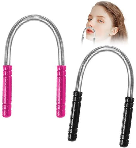 Epilatore Per Il Viso In 2 Pezzi, Epilatore Per Il Viso, Strumento Di Bellezza, Dispositivo Per La Depilazione, Epilatore Manuale Per Il Viso Per Labbro Superiore, Mento, Guance E Collo