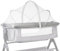 Palmcee Moustiquaire universelle pour lit de voyage, bébé à côté de berceau avec fermeture éclair silencieuse pour lit, accès facile, moustiquaire en maille fine pour enfants (blanc)