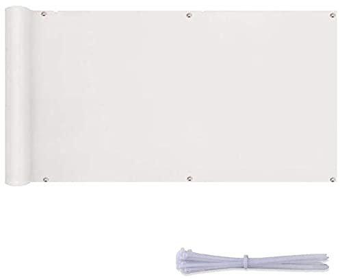 Toldo lateral de privacidad de 0,8 x 4 m, parasol y antirrobo con cuello y cordón de nailon, para exteriores, jardín, resistente a la intemperie