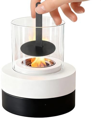 Braciere Da Tavolo - Focolare Portatile per Interni ed Esterni in Metallo Sicuro - Mini Focolare Personale per Ambienti,Per Camera Da Balcone e Picnic
