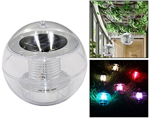 OFKPO Lampe Solaire LED Flottante Boule, Lumière de Piscine colorée, Lumière pour Plein air pour Patio, Etang, Jardin, Piscine