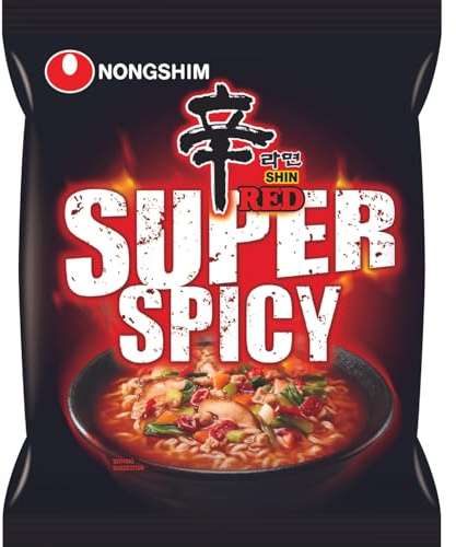 NONGSHIM - Instantnudeln Shin Red Spicy - 6 X 120 GR - Multipack
