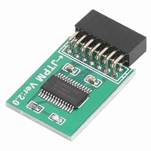 para Módulo Tpm 2.0 Cifrado Fuerte Interfaz LPC de 14 Pines Placa de Seguridad Amplia Compatibilidad con Protección de Datos con Tecnología Green LPC Tpm