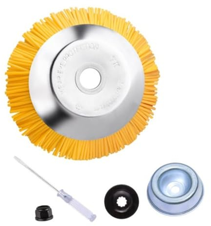 Cepillo Cortador de Cepillo Universal de Nailon, Cepillo para Malas Hierbas, Cepillo de Nailon, Cepillo Suave para CortacéSped, Desbrozadoras