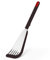 Silicone Fish Spatula, Slotted Silicone Spatula, Fish Turner for Non-Stick Cookware, Ideal for Roasting Fish, Eggs, Pancakes (Black)